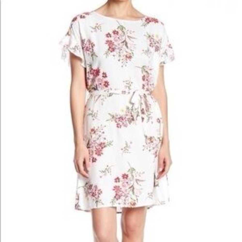 beachlunchlounge Floral Blouse - White and Red